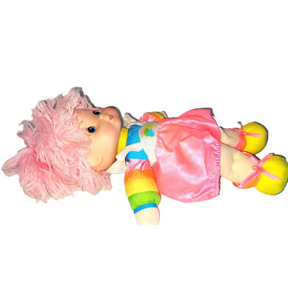 14" Vintage 1983 Rainbow Bright "Tickled Pink" Baby Doll Stuffy Hallmark #3 - Picture 6 of 13